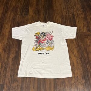 Vintage Goo Goo Dolls Concert T Shirt 1988 Cram The Van Tour '88 Size L 42-44